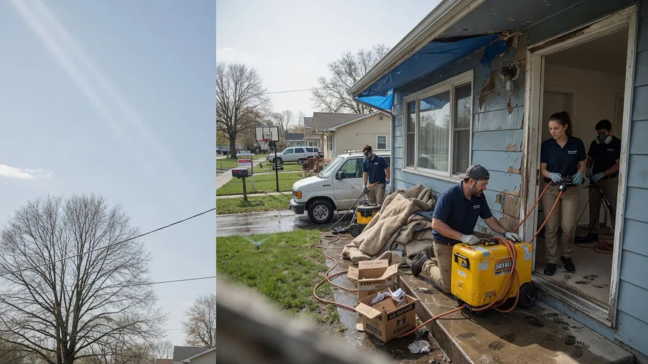 Basement Flood Cleanup in Clarksville, IN near me
